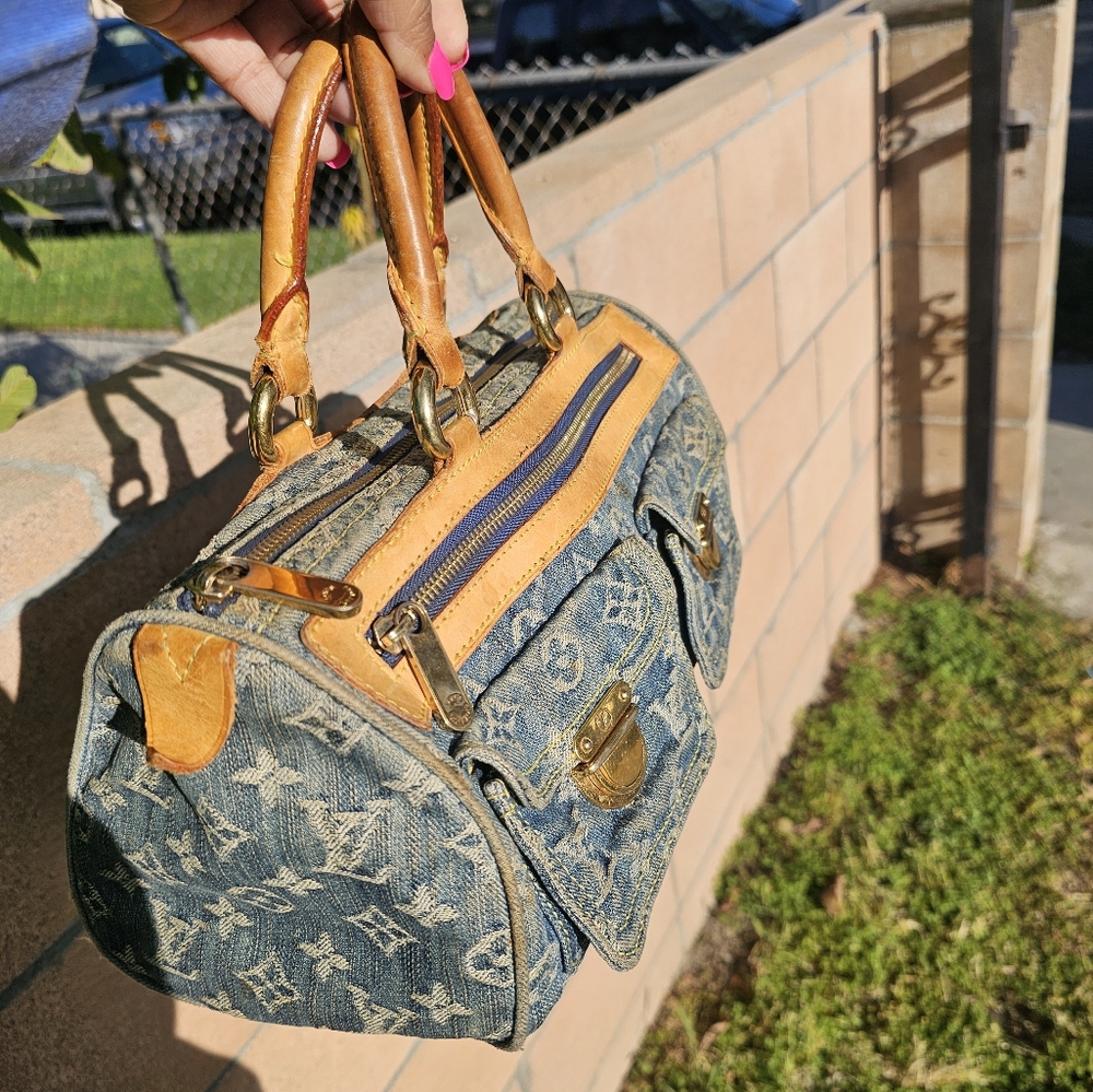 Louis vuitton denim Neo Speedy - Picture 9 of 14
